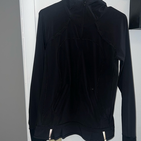lululemon athletica Jackets & Blazers - Lululemon 1/2 zip pullover with hood, in good used condition